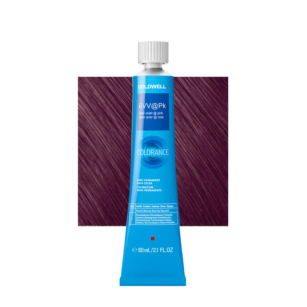 6VV@Pk Goldwell Colorance Tb Steel Violet@Pink 60ml - colorazione demi permanente