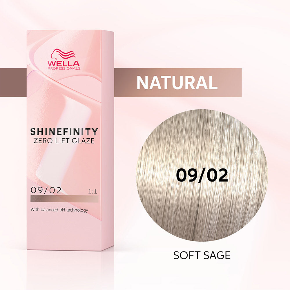 Wella Shinefinity Soft Sage 09/02 Biondo Chiarissimo Naturale Matt 60ml