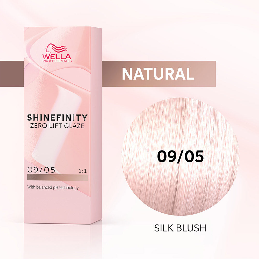 Wella Shinefinity Silk Blush 09/05 Biondo Chiarissimo Naturale Mogano 60ml