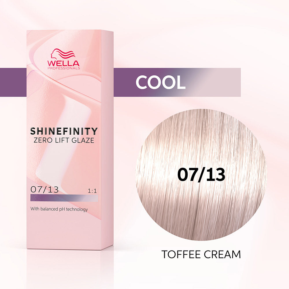 Wella Shinefinity Toffee Cream 07/13 Biondo Medio Cenere Dorato 60ml