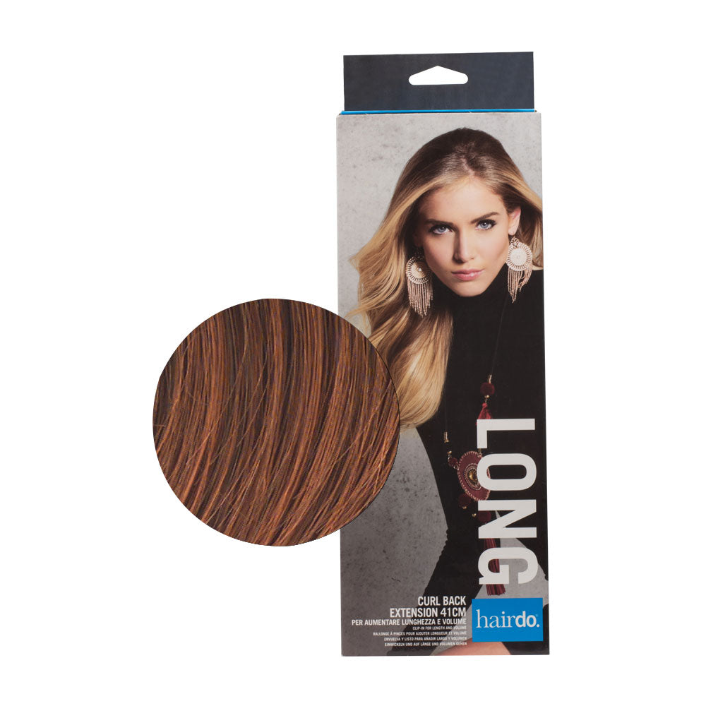 Hairdo Curl Back Extension Rosso Ramato Scuro 41cm - extension  onde