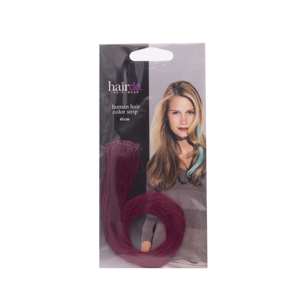 Hairdo Color Strip Rosso Vino 3x41cm - ciocca colorata