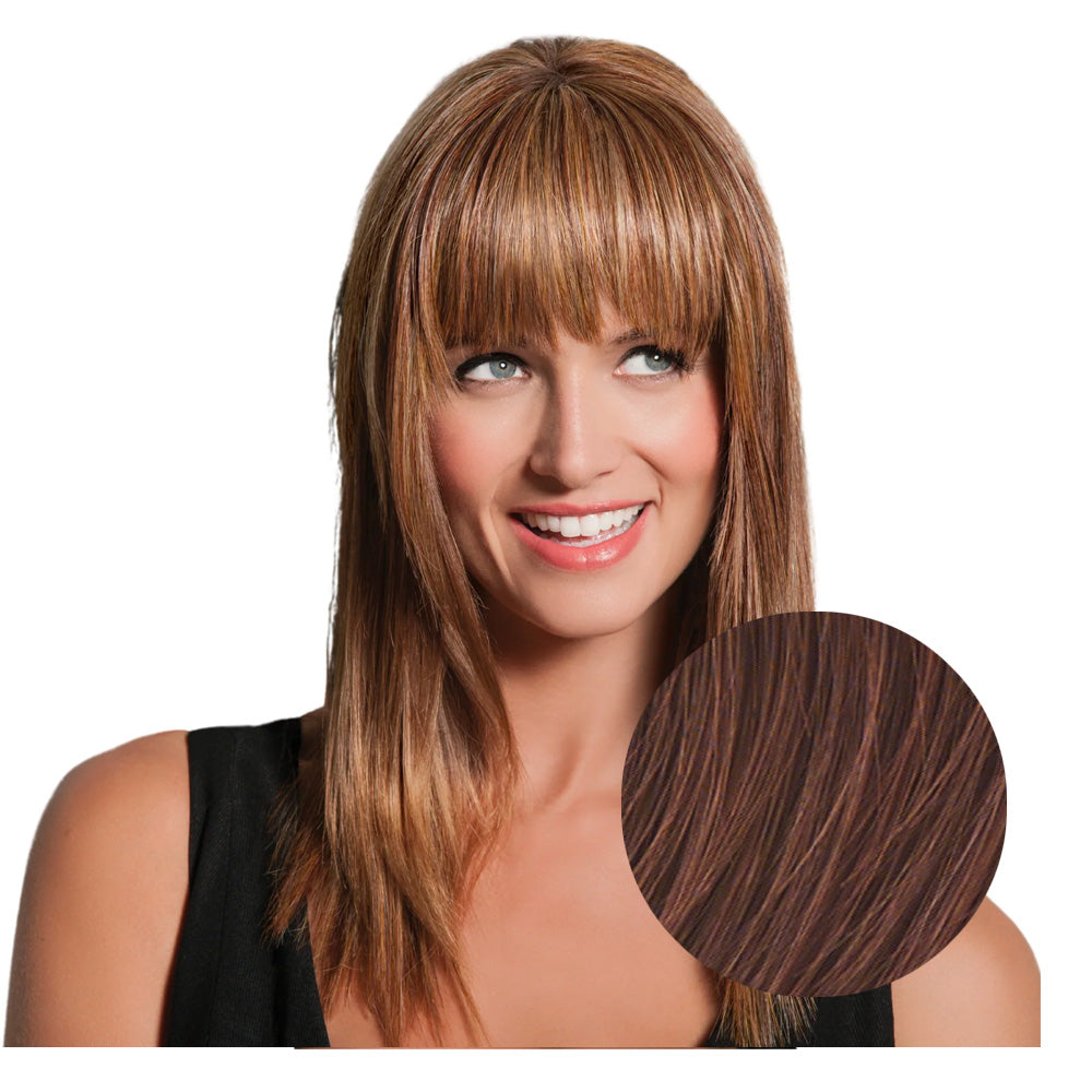 Hairdo Frangia Finta Rosso Scuro