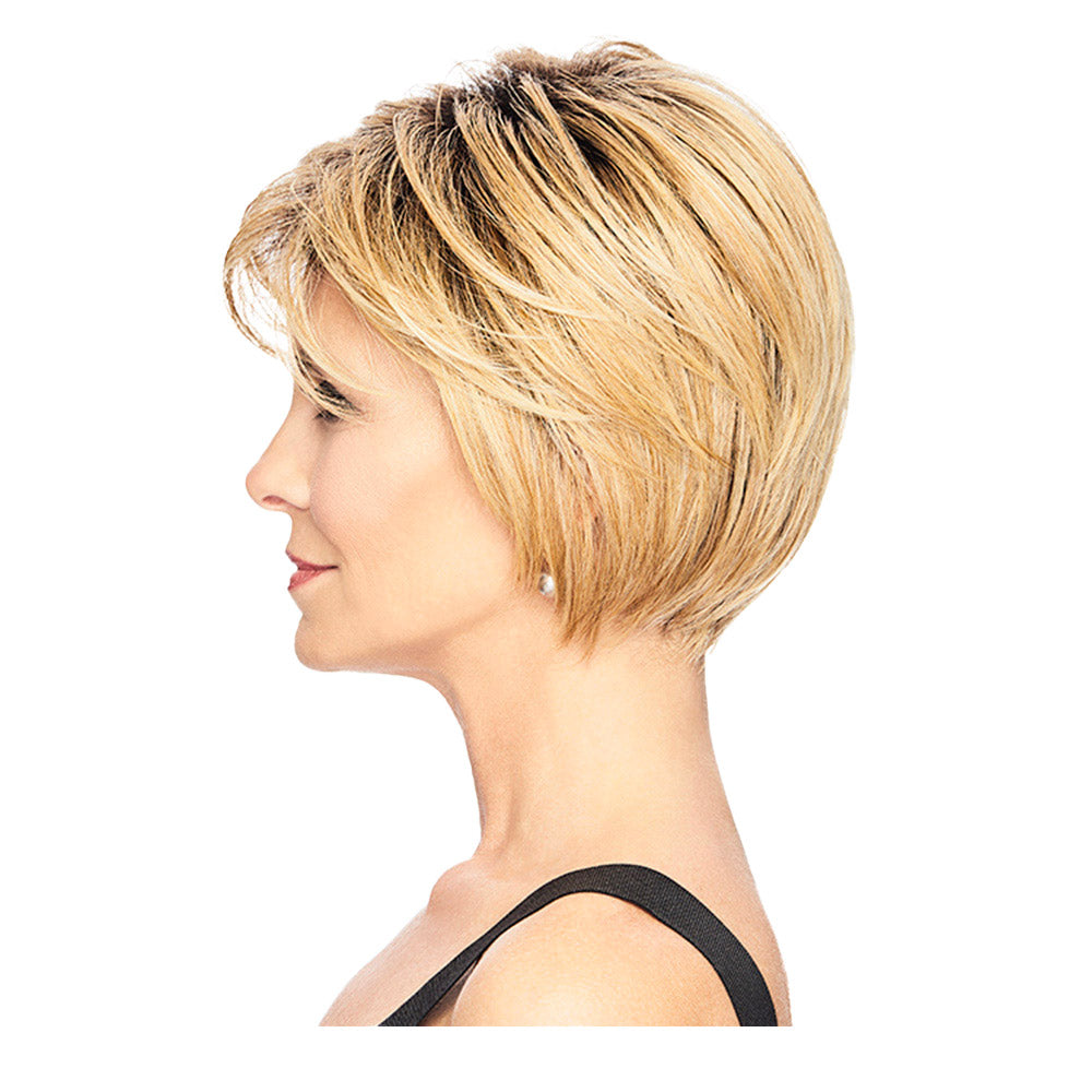Hairdo Shattered Bob Parrucca a Caschetto Castano Medio Ramato Cioccolato