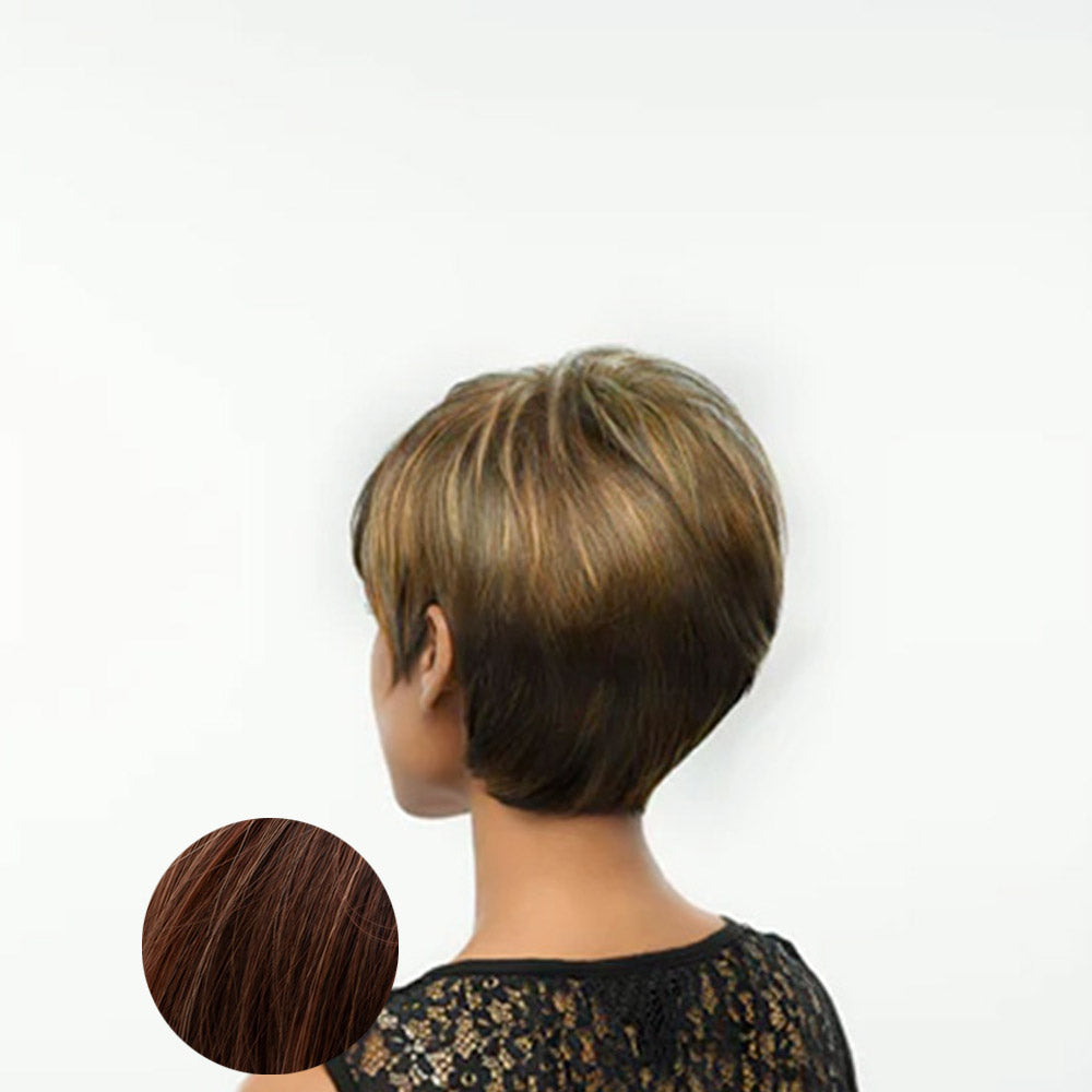 Hairdo Parrucca Angled Cut Castano Medio Rubino