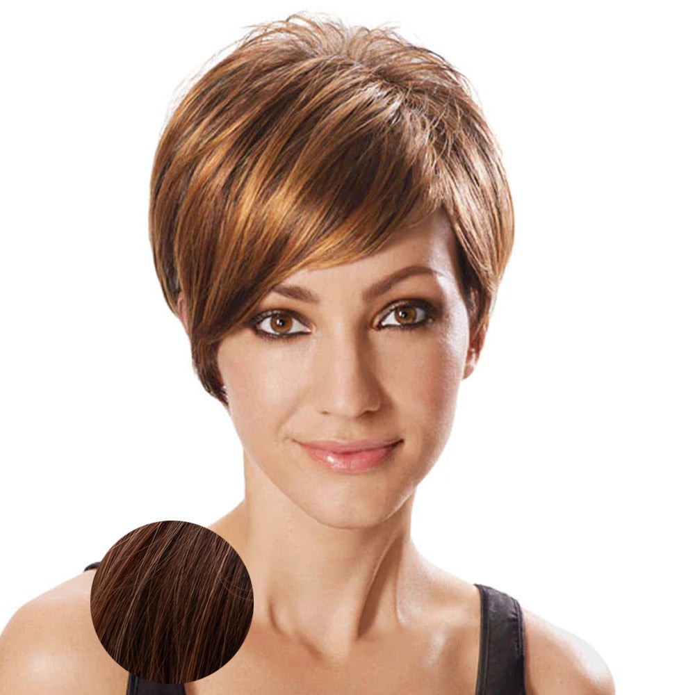 Hairdo Parrucca Angled Cut Castano Medio Rubino