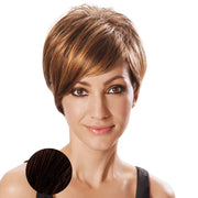 Hairdo Parrucca Angled Cut Castano Medio Ramato
