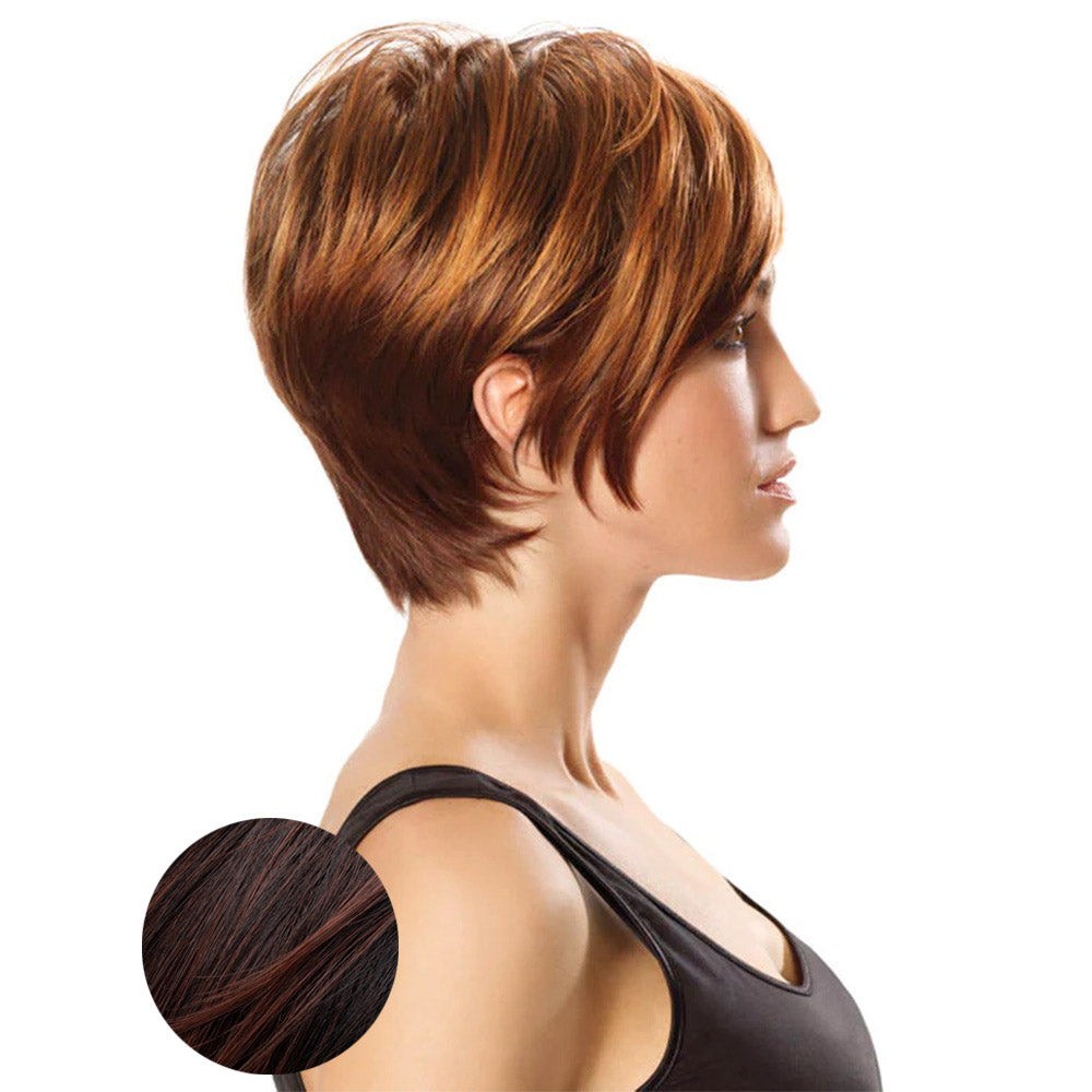 Hairdo Parrucca Angled Cut Castano Ciliegia