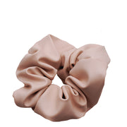 VIAHERMADA Scrunchy per Capelli in Ecopelle Rosa Antico