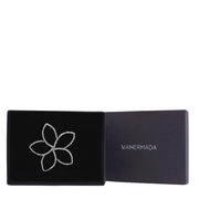 VIAHERMADA Fermacapelli con Fiore Nero e Strass