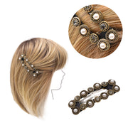 VIAHERMADA Clip in Metallo Argento 6,5cm