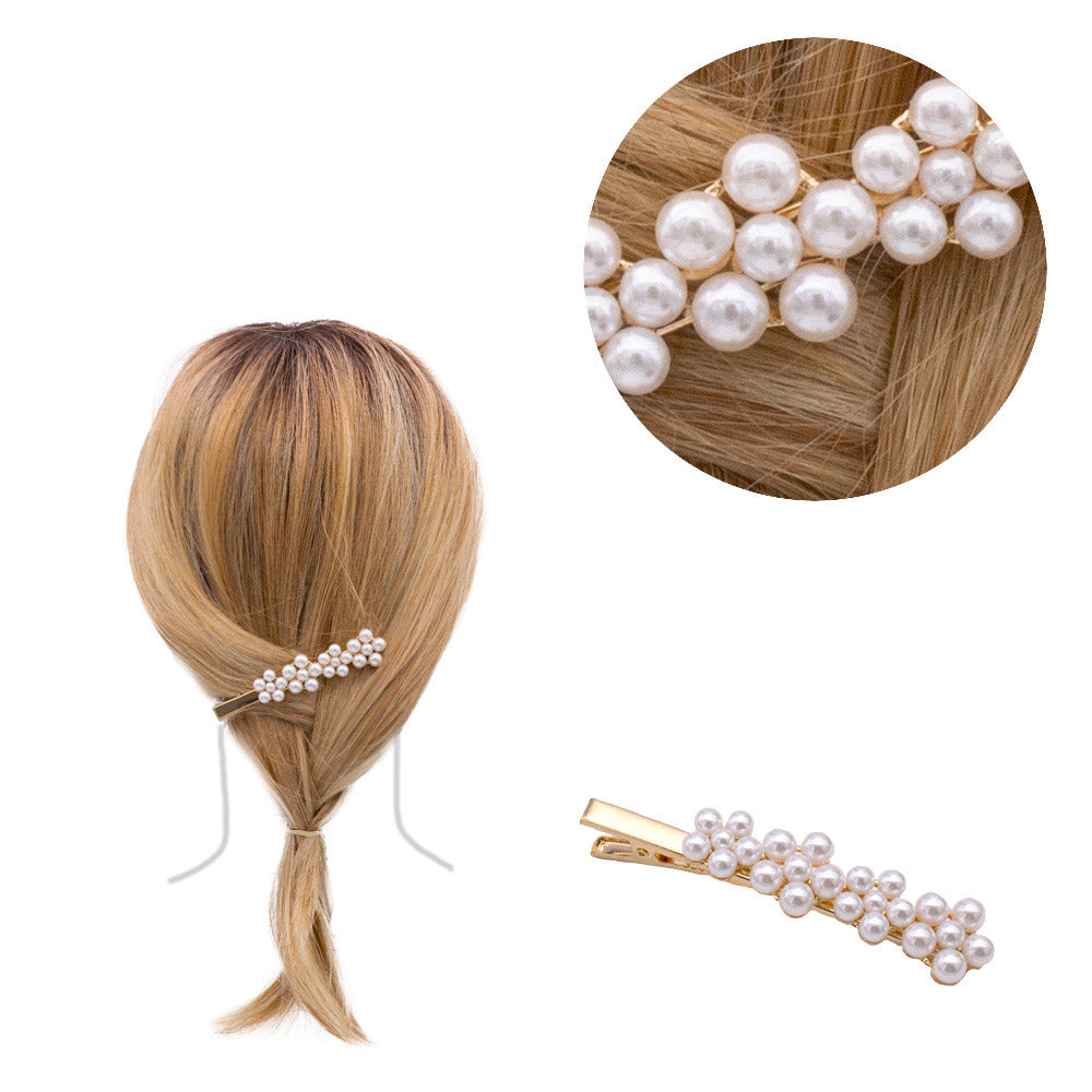 VIAHERMADA Clip Per Capelli con Perle  8cm