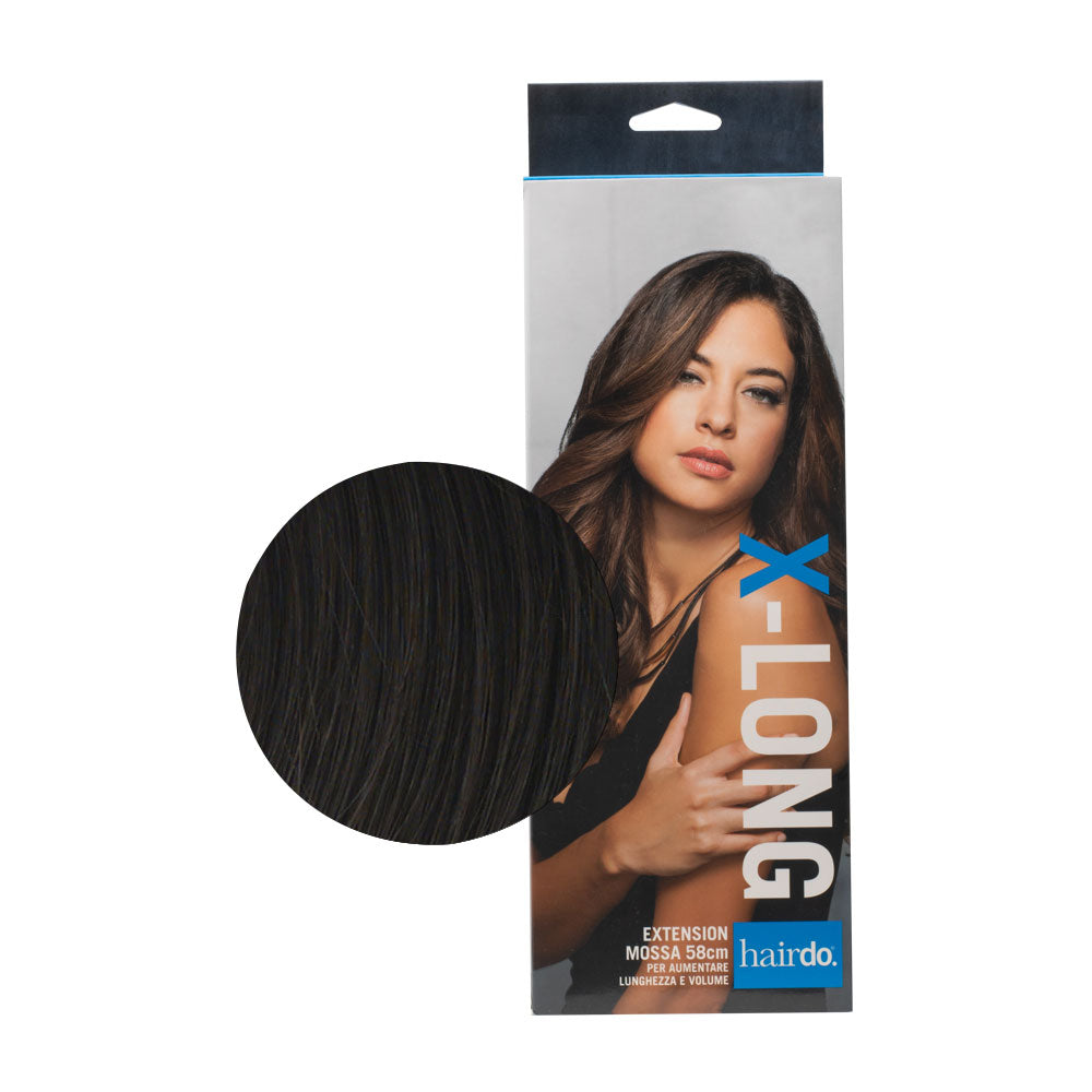 Hairdo Extension Mossa Castano Scuro 58cm - extension mossa