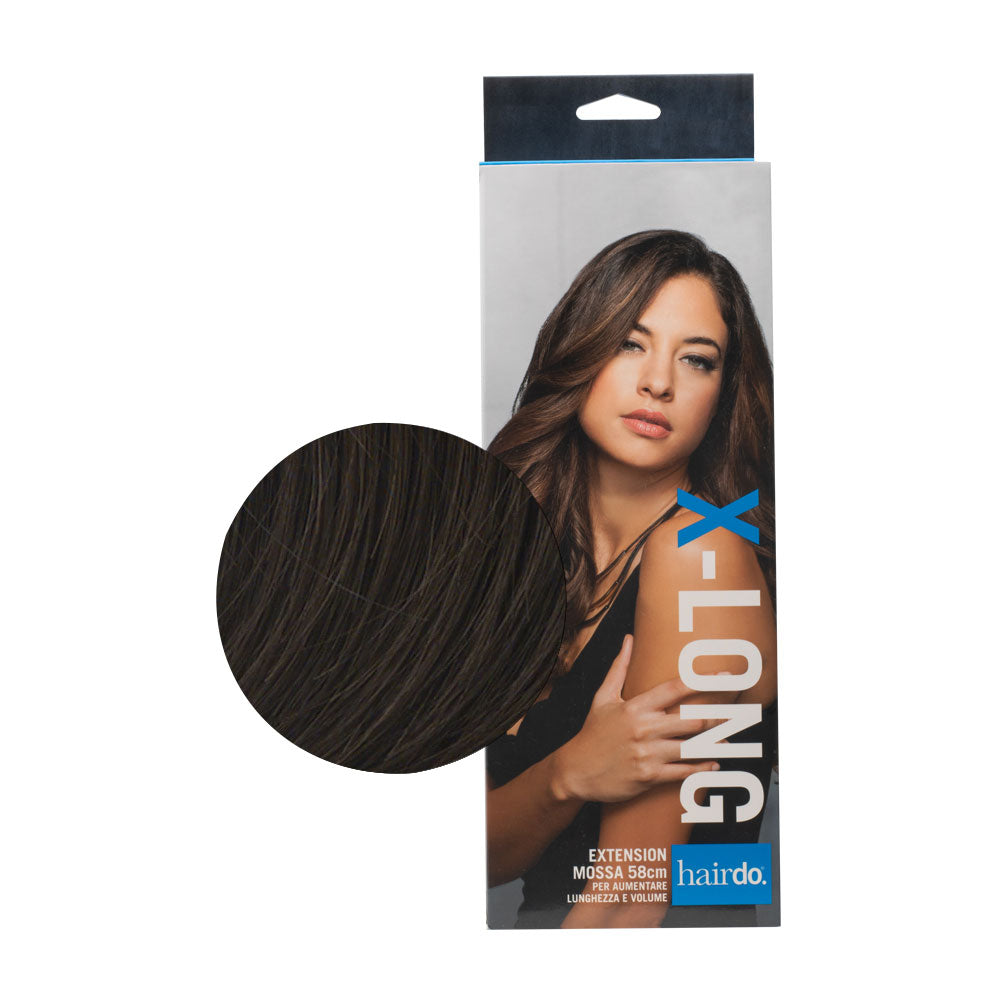 Hairdo Extension Mossa Castano Medio 58cm - extension mossa