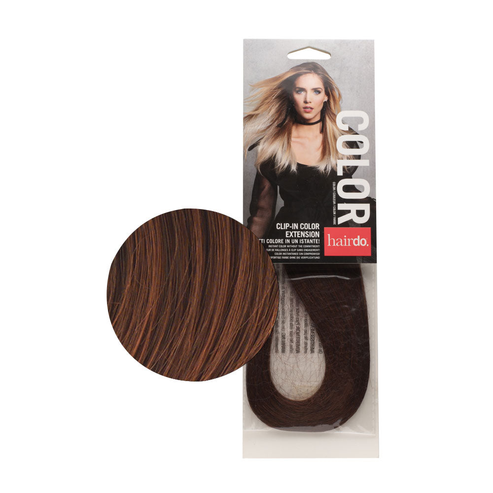 Hairdo Clip-In Color Extension Rosso Ramato Scuro 36cm - extension a clip
