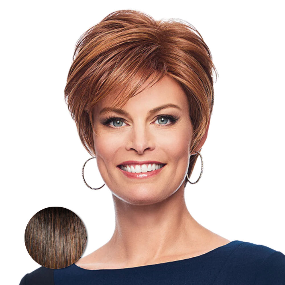 Hairdo Instant Short Cut Castano Medio Ramato - parrucca 