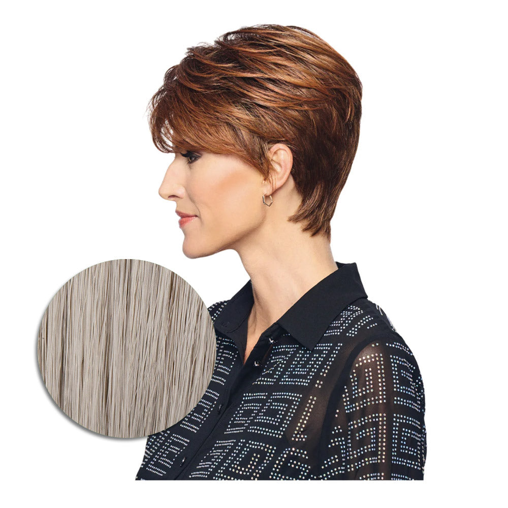 Hairdo Polished Pixie Parrucca Grigio Chiaro - parrucca taglio corto