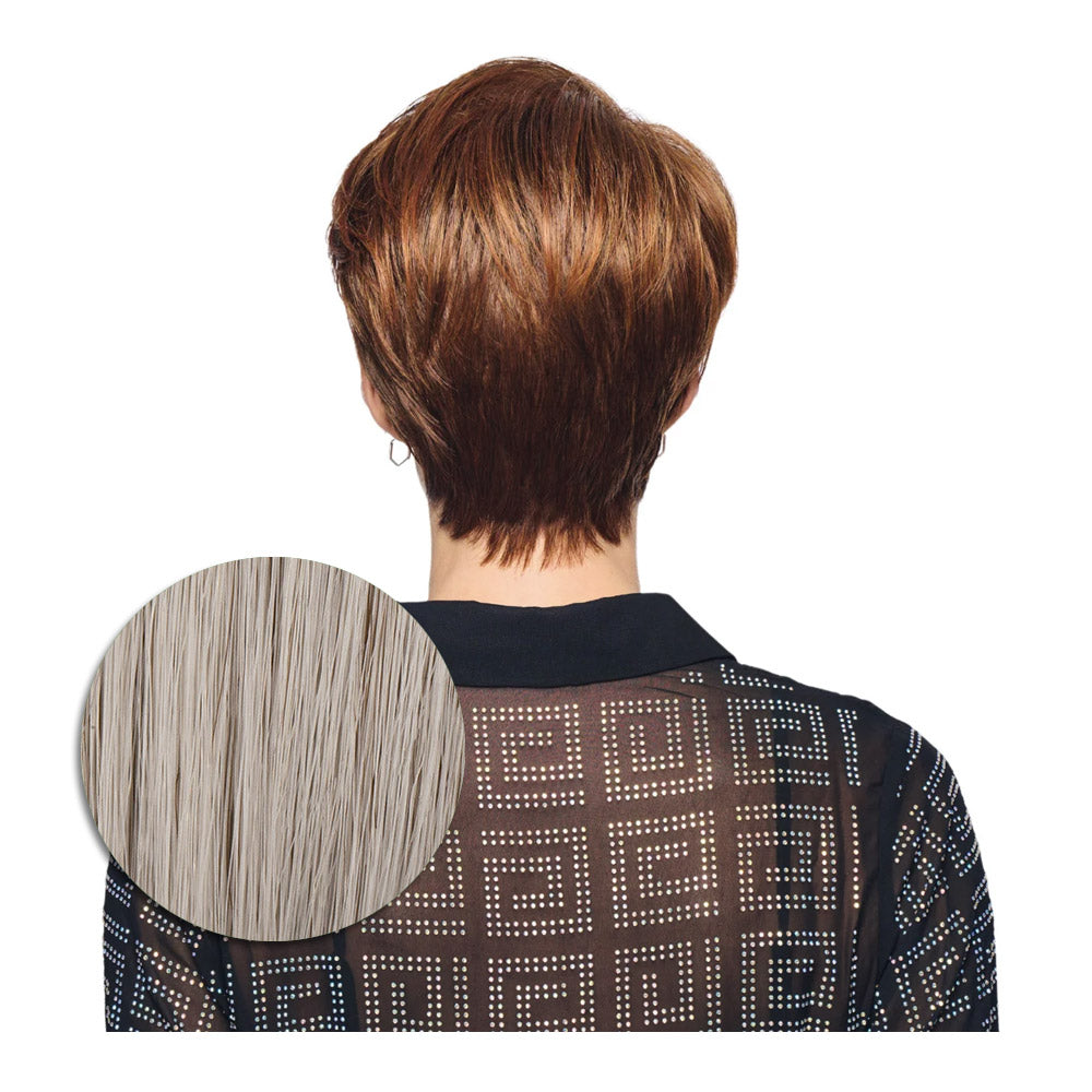 Hairdo Polished Pixie Parrucca Grigio Chiaro - parrucca taglio corto