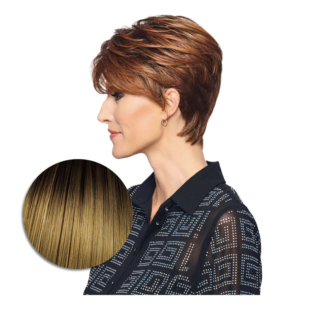 Hairdo Polished Pixie Parrucca Biondo Caldo - parrucca taglio corto