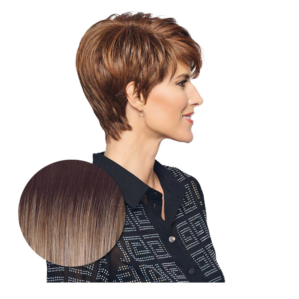 Hairdo Polished Pixie Parrucca Biondo Chiaro Cenere - parrucca taglio corto