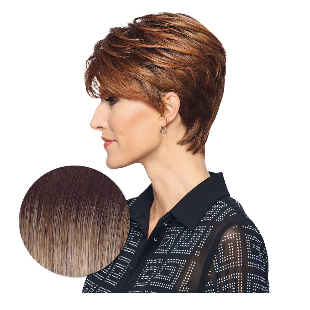 Hairdo Polished Pixie Parrucca Biondo Chiaro Cenere - parrucca taglio corto