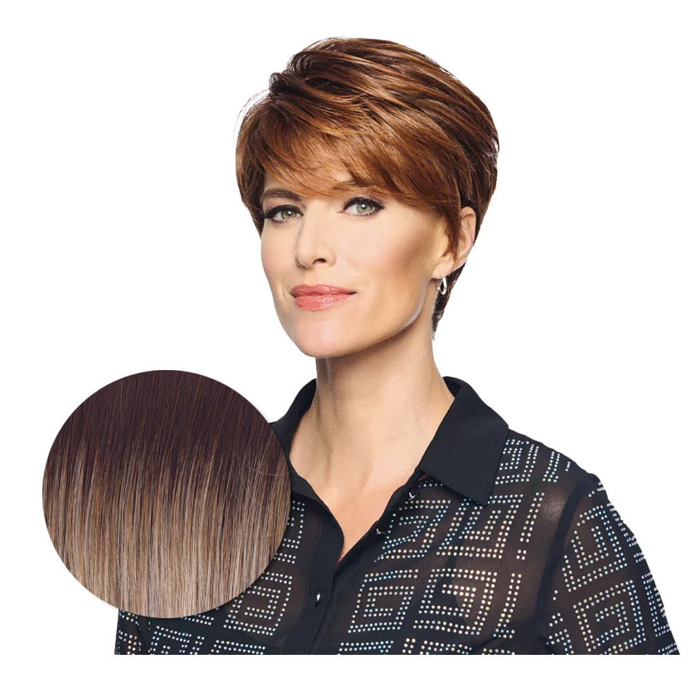 Hairdo Polished Pixie Parrucca Biondo Chiaro Cenere - parrucca taglio corto