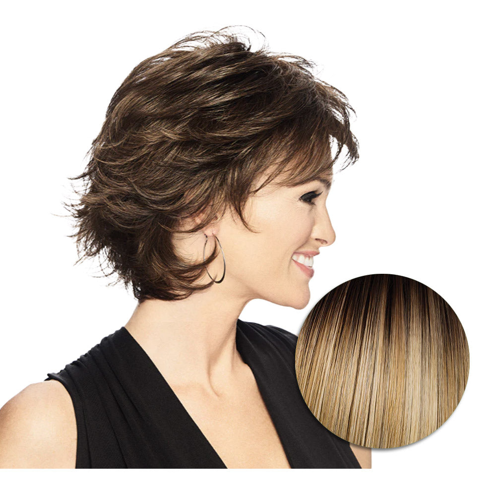 Hairdo Textured Flip Parrucca Biondo Chiaro  - parrucca taglio corto