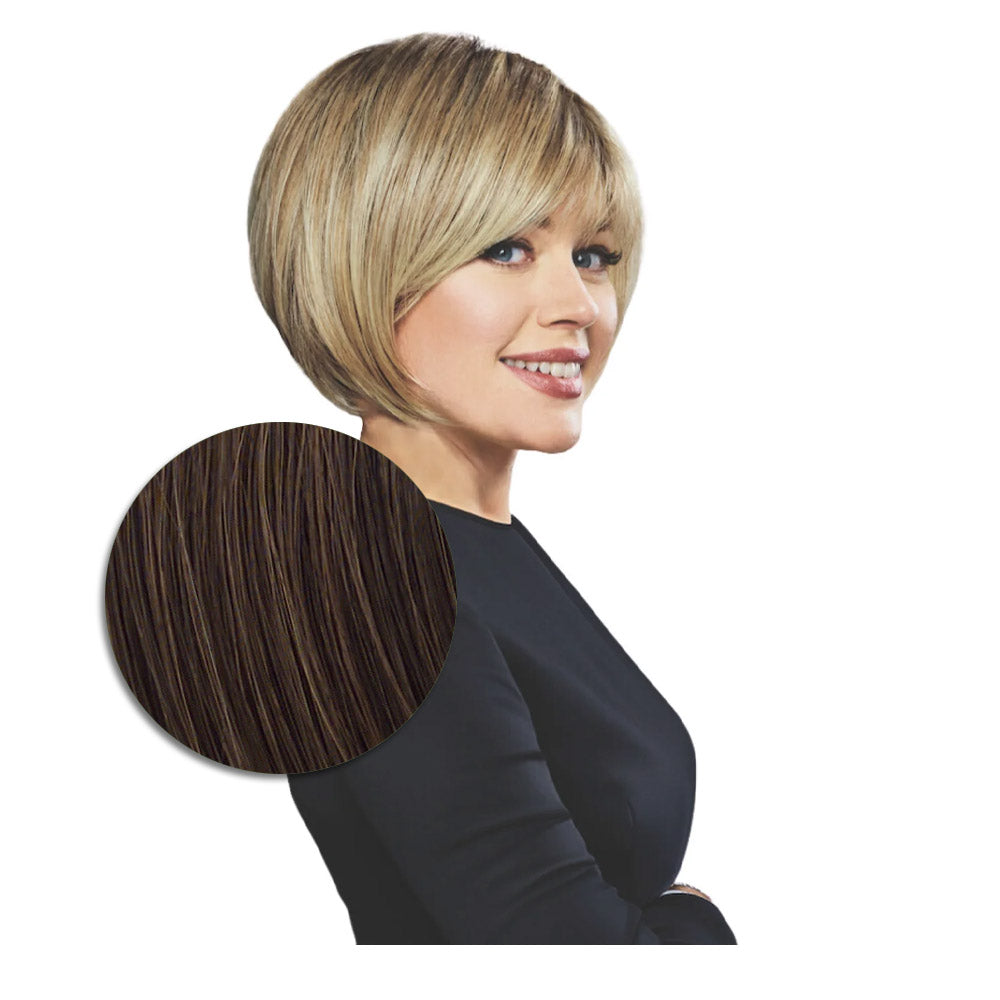 Hairdo Cool Crop Parrucca Castano Medio Ramato - parrucca taglio corto