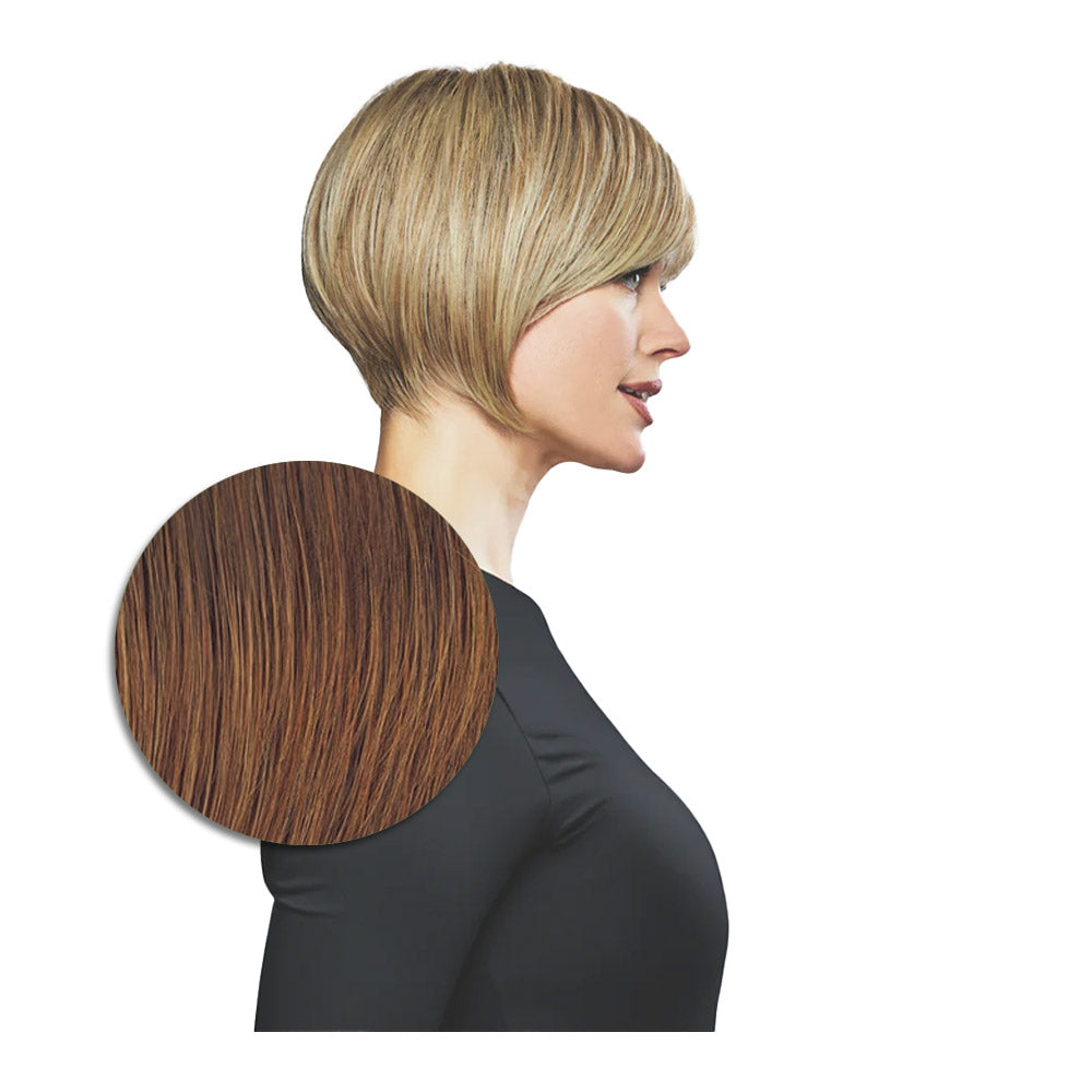 Hairdo Cool Crop Parrucca Castano Medio Rubino - parrucca taglio corto