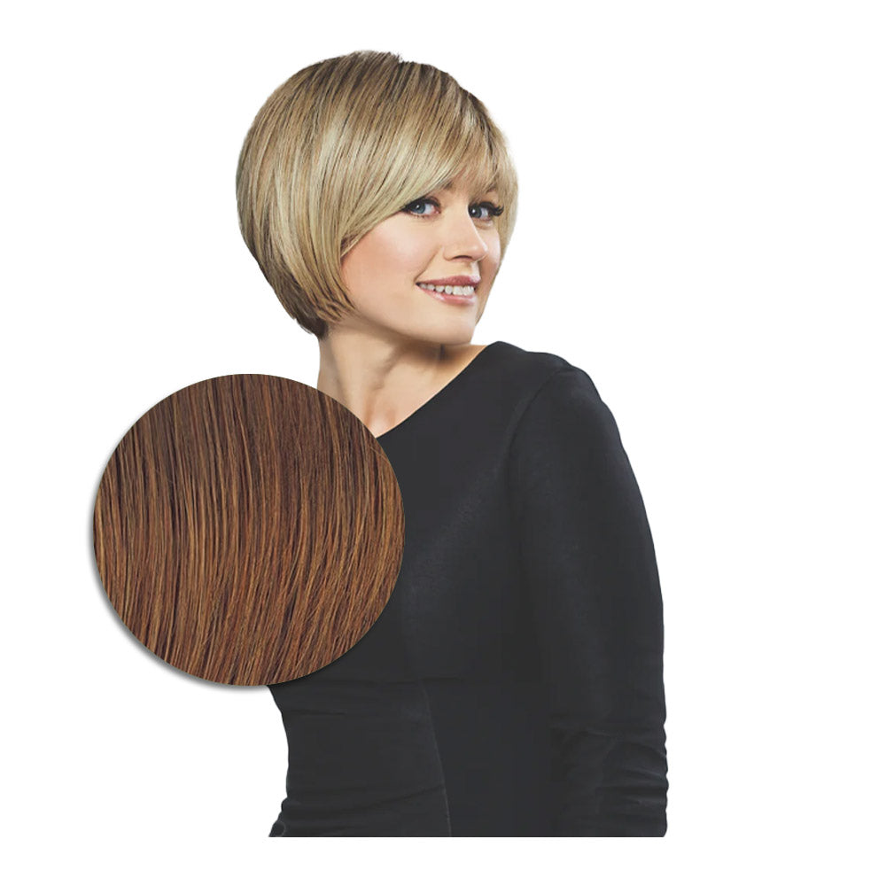Hairdo Cool Crop Parrucca Castano Medio Rubino - parrucca taglio corto