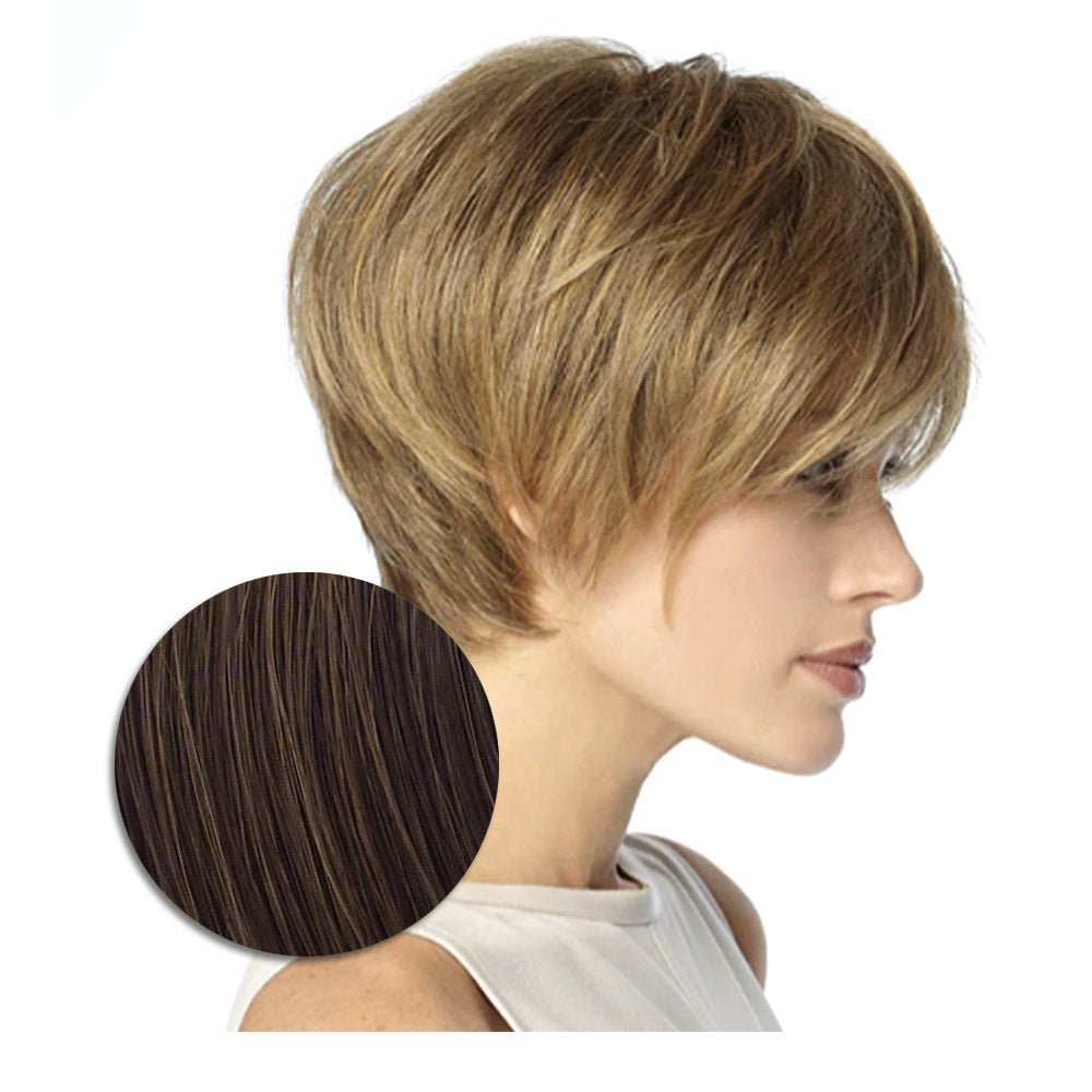 Hairdo Parrucca Milano Castano Medio Ramato - parrucca taglio corto