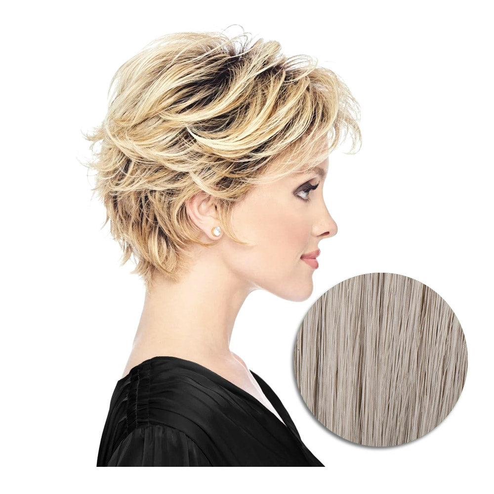 Hairdo Flirty Flip Parrucca Grigio Chiaro - parrucca taglio corto
