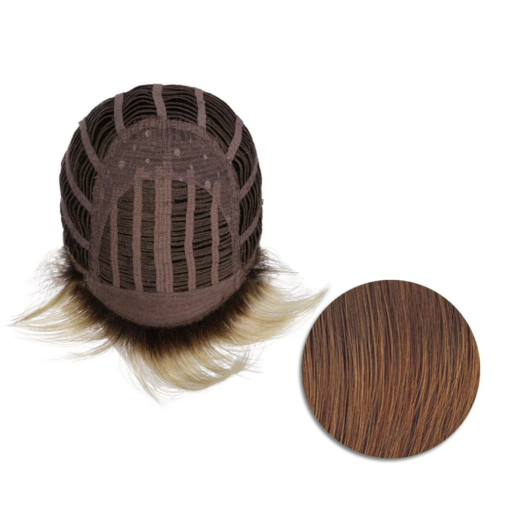 Hairdo Flirty Flip Parrucca Castano Medio Rubino - parrucca taglio corto