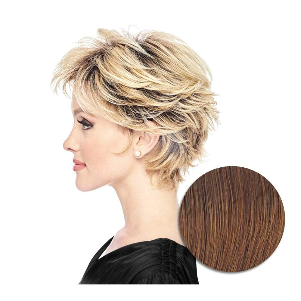 Hairdo Flirty Flip Parrucca Castano Medio Rubino - parrucca taglio corto