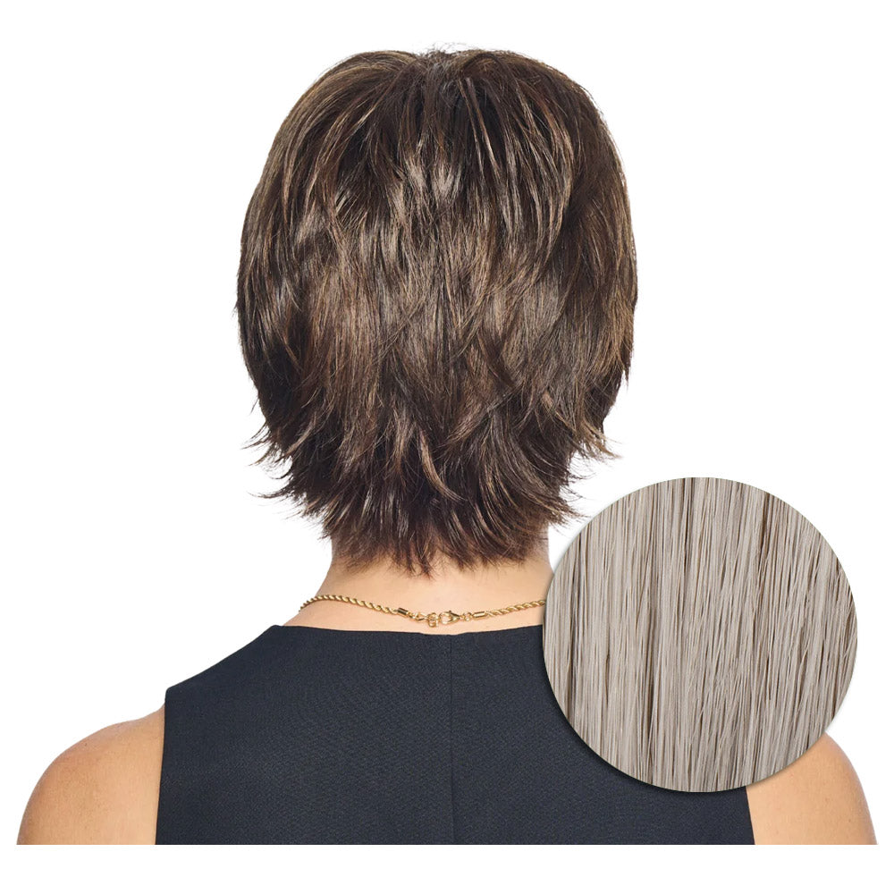 Hairdo City Chic Parrucca Grigio Chiaro - parrucca taglio corto