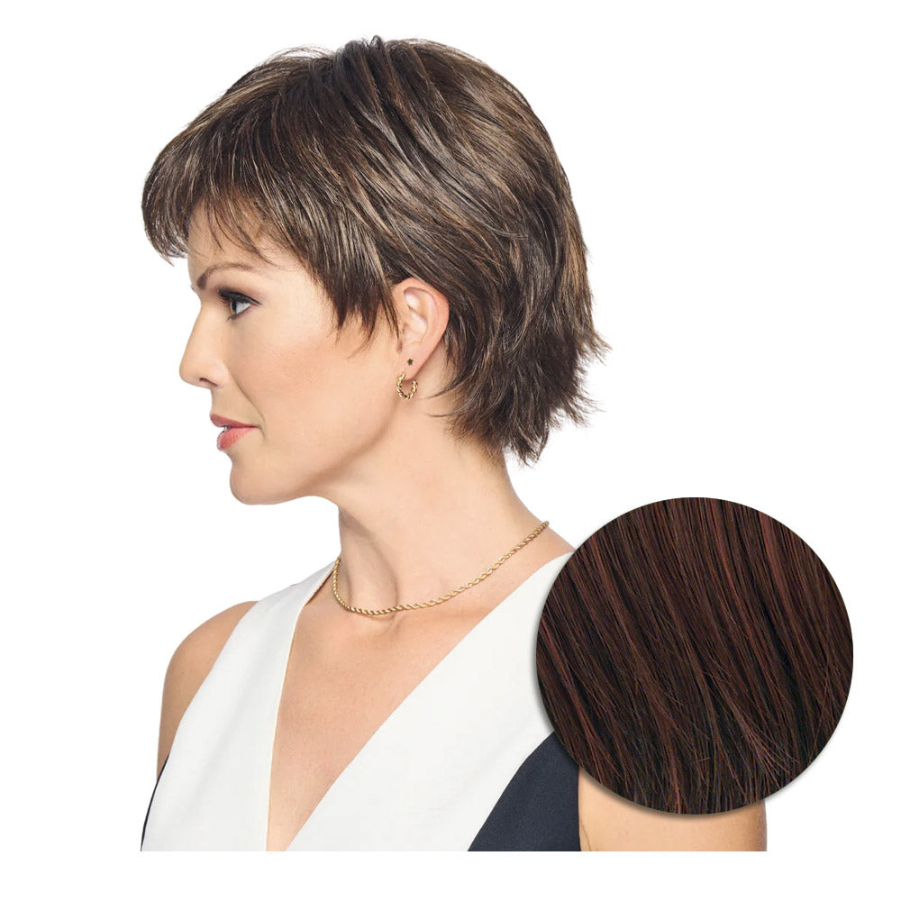 Hairdo City Chic Parrucca Castano Ciliegia - parrucca taglio corto