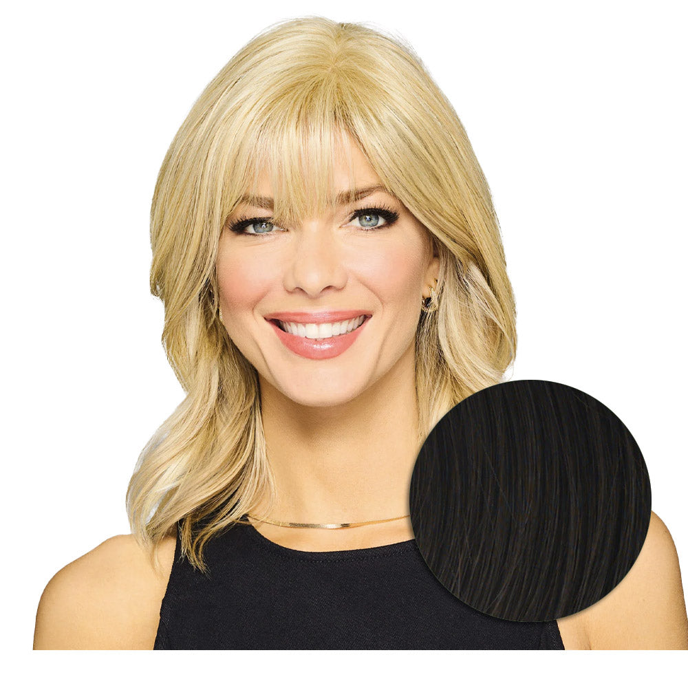 Hairdo Topper Stylish Wave R4 Castano Scuro - toupet con onde