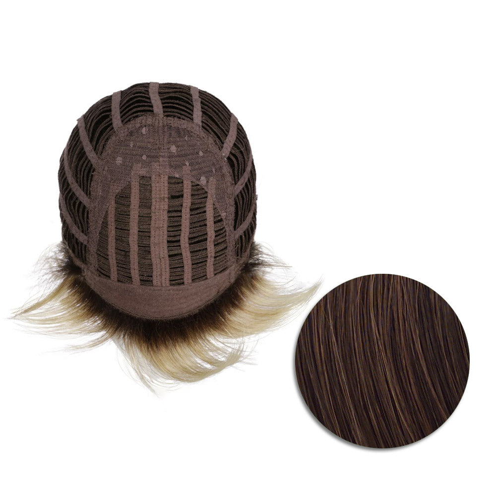 Hairdo Flirty Flip Parrucca Castano Medio Ramato - parrucca taglio corto