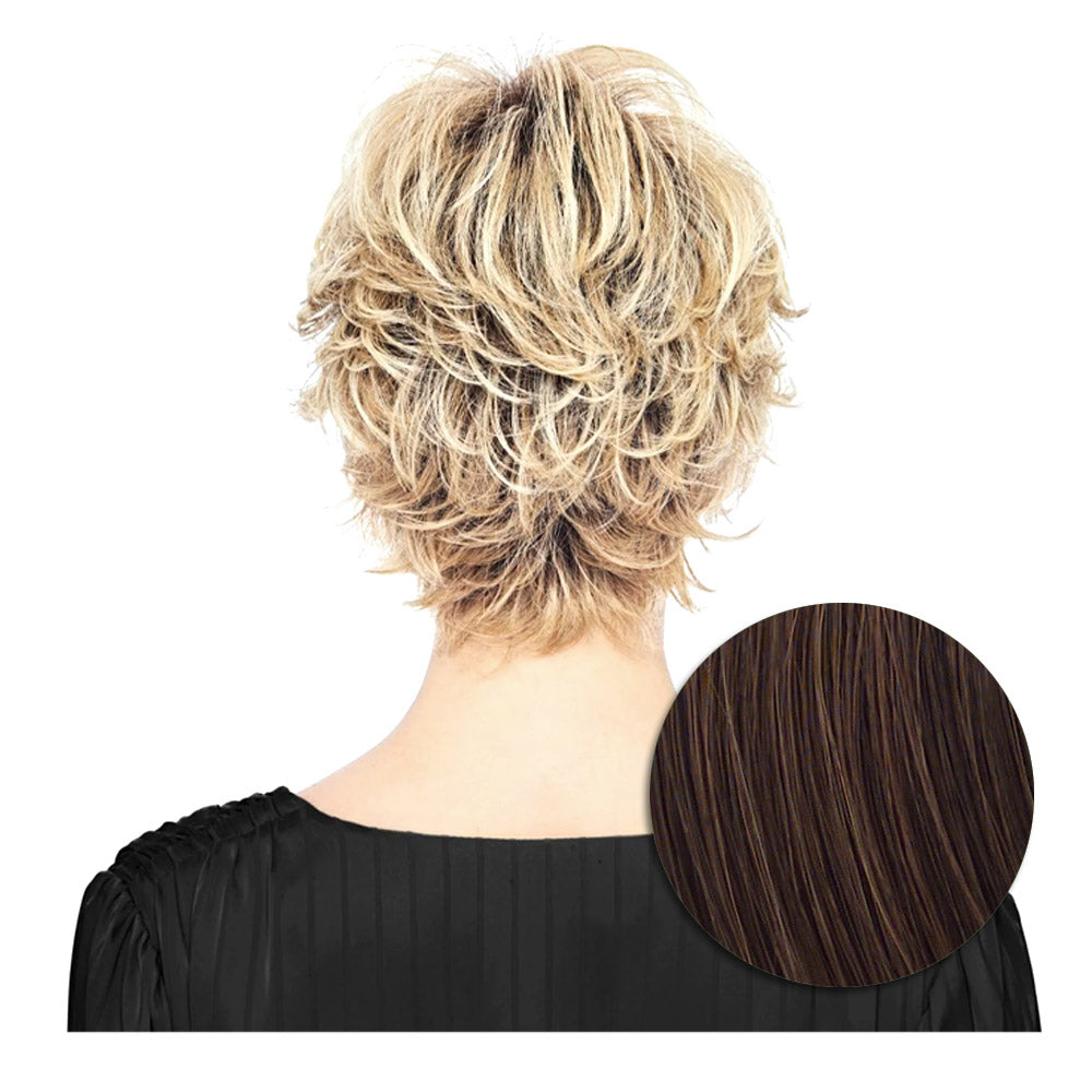 Hairdo Flirty Flip Parrucca Castano Medio Ramato - parrucca taglio corto