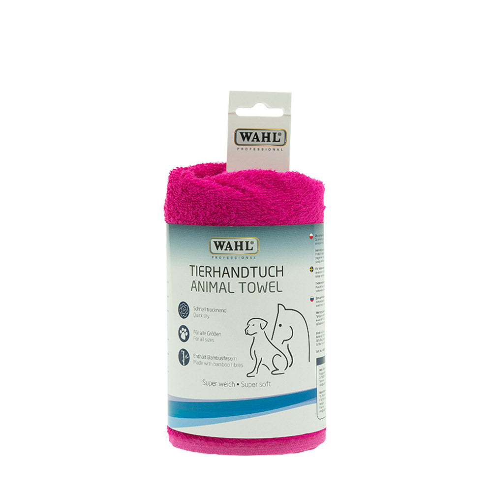 Wahl Pro Pet Towel Bamboo Pink - telo rosa per animali in bambù  e cotone