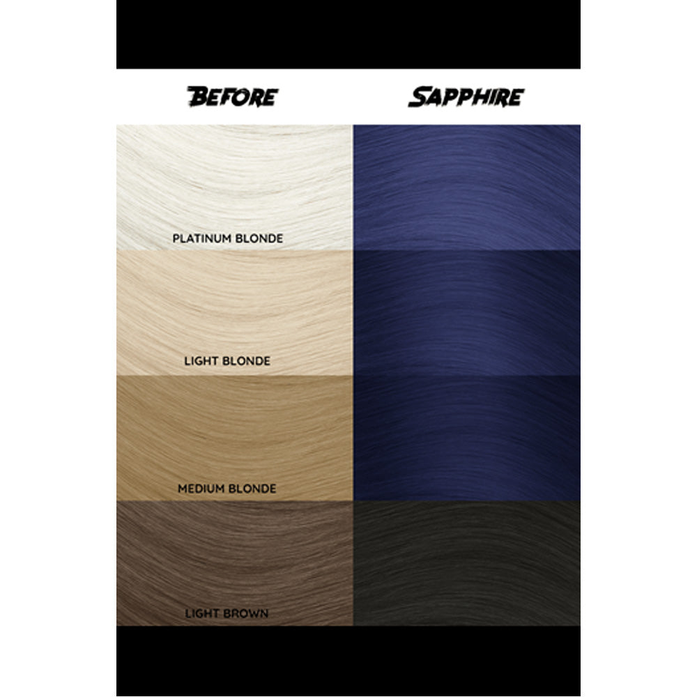 Crazy Color Sapphire no 72, 100ml - crema colorante zaffiro