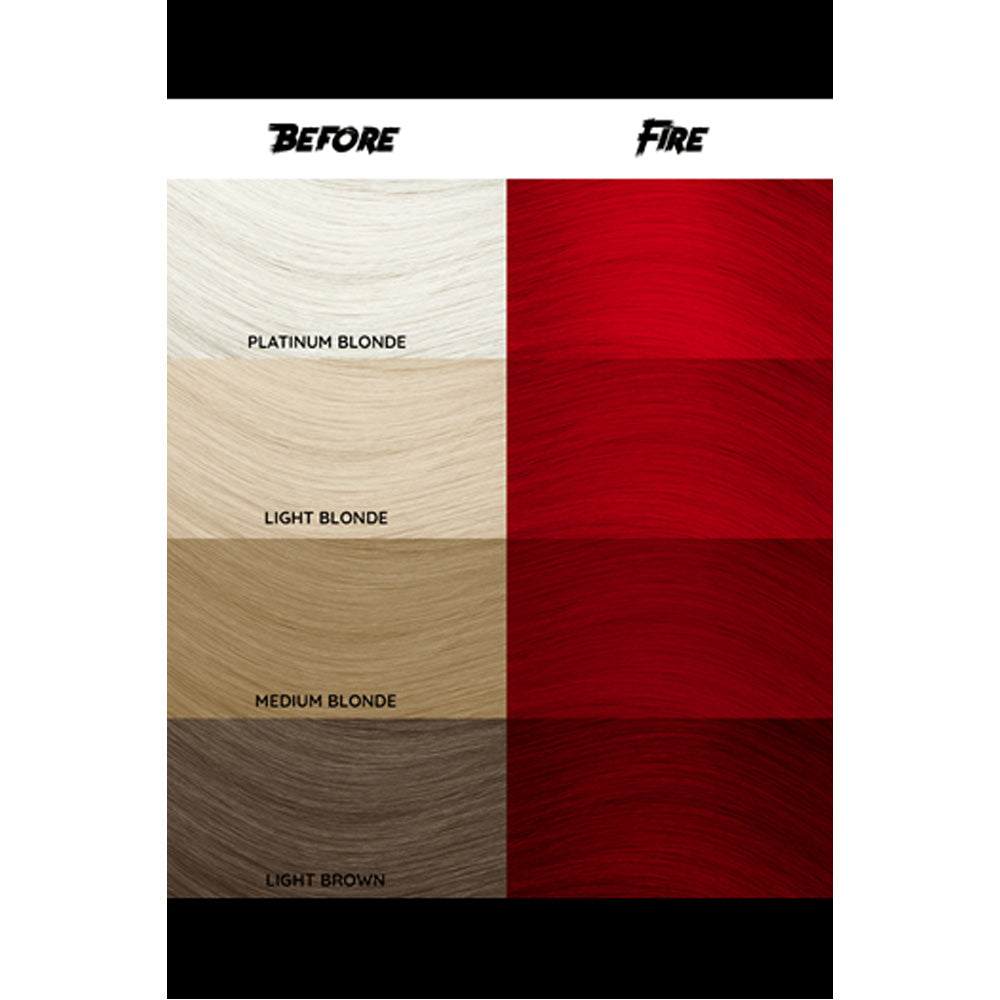Crazy Color Fire no 56, 100ml - crema colorante rosso fuoco
