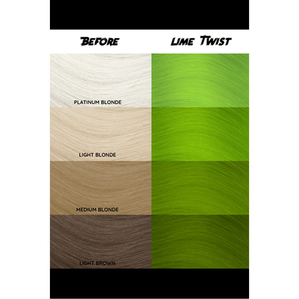 Crazy Color Lime twist no 68, 100ml - crema colorante verde lime
