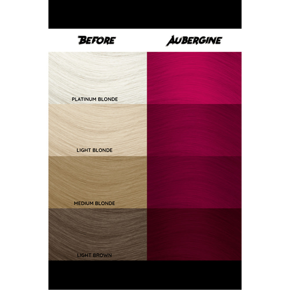 Crazy Color Aubergine no 50, 100ml - crema colorante melanzana