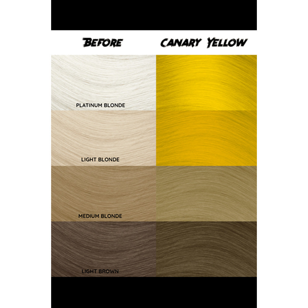 Crazy Color Canary yellow no 49, 100ml - crema colorante giallo canarino