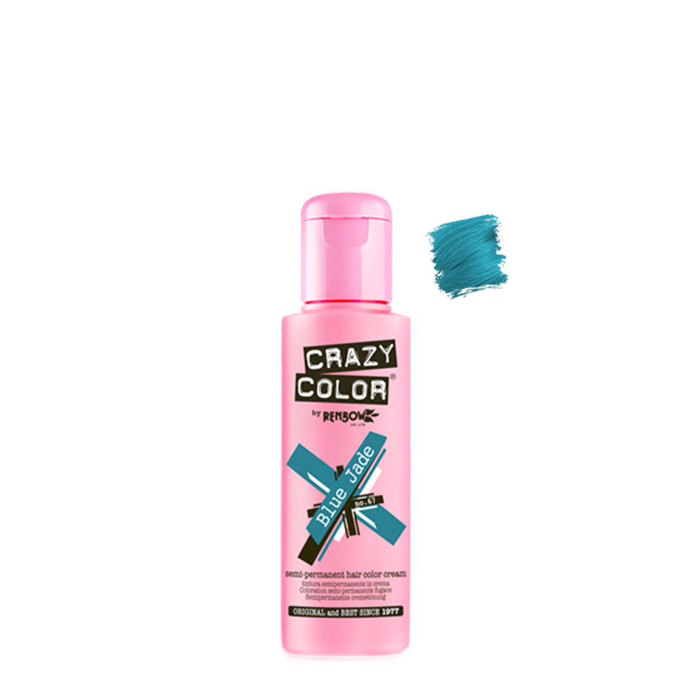 Crazy Color Blue Jade no 67, 100ml - crema colorante giada blu