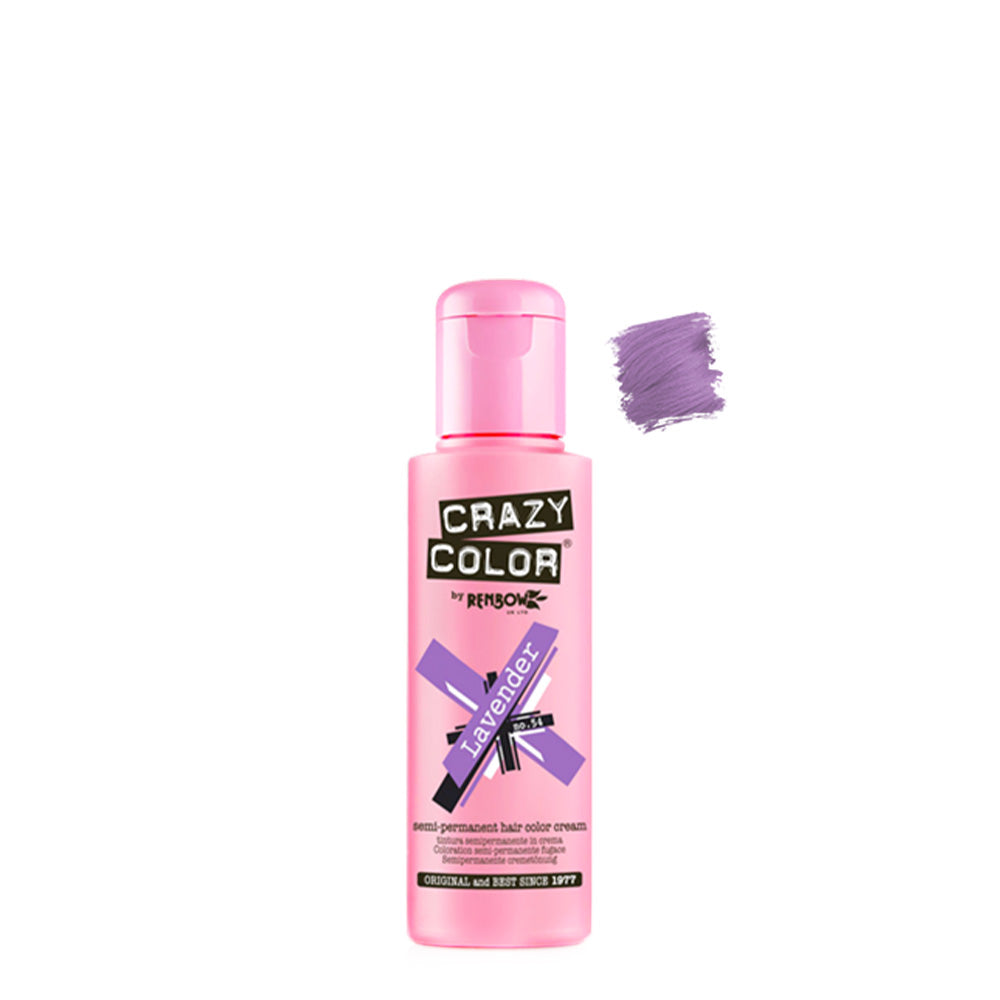 Crazy Color Lavender no 54, 100ml - crema colorante Lavanda
