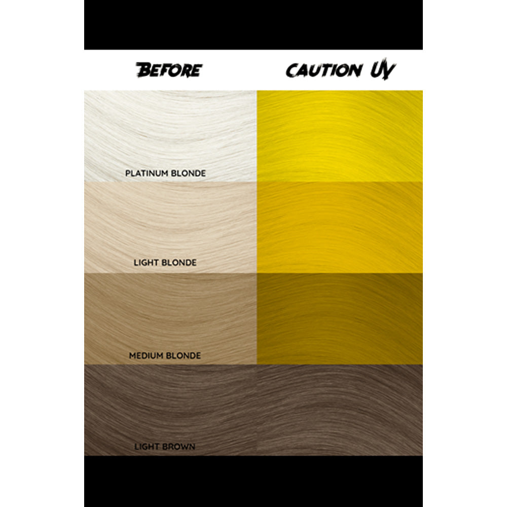 Crazy Go Neon Color Caution UV no 77, 100ml - crema colorante giallo neon