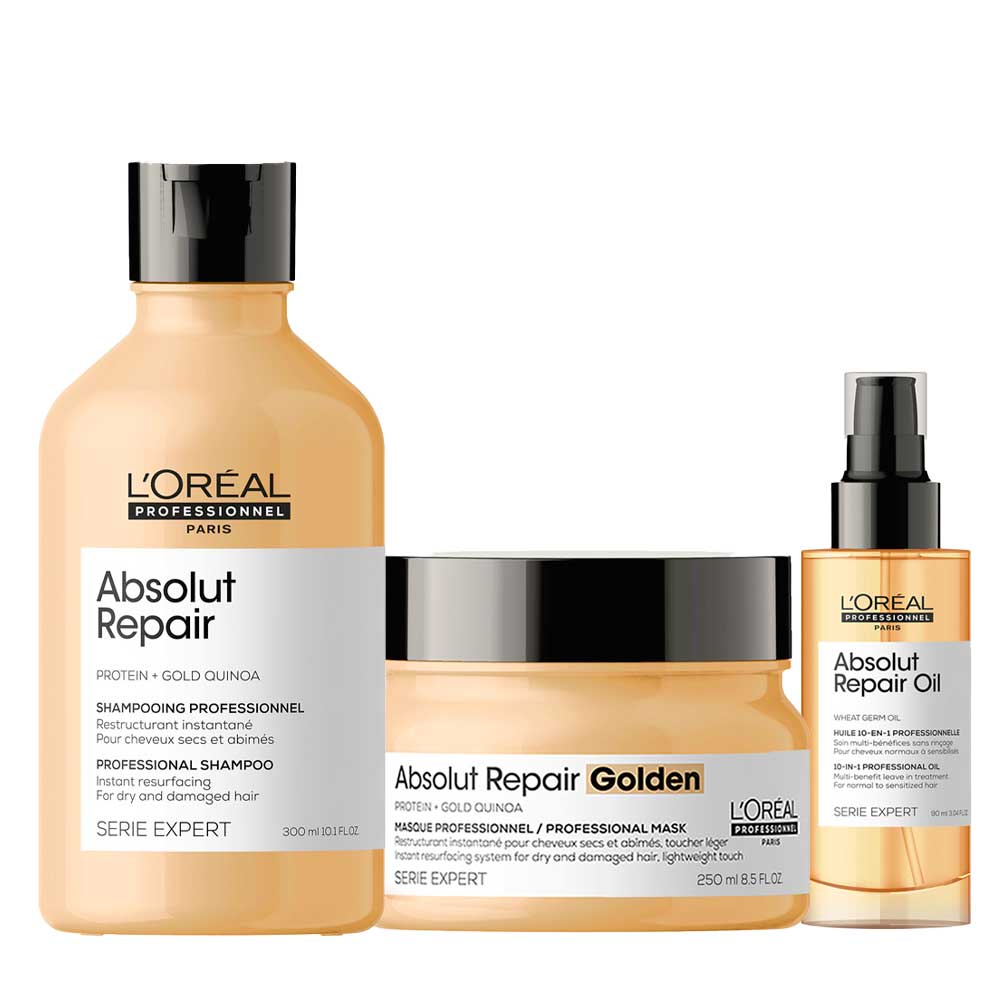 L'Oréal Professionnel Paris Serie Expert Absolut Repair Golden Kit