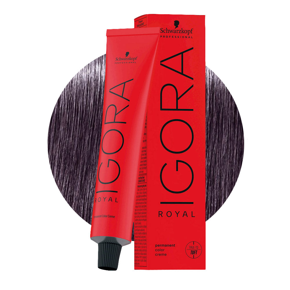 Schwarzkopf Igora Royal 6-29 Biondo Scuro Cenere Violetto-colorazione permanente